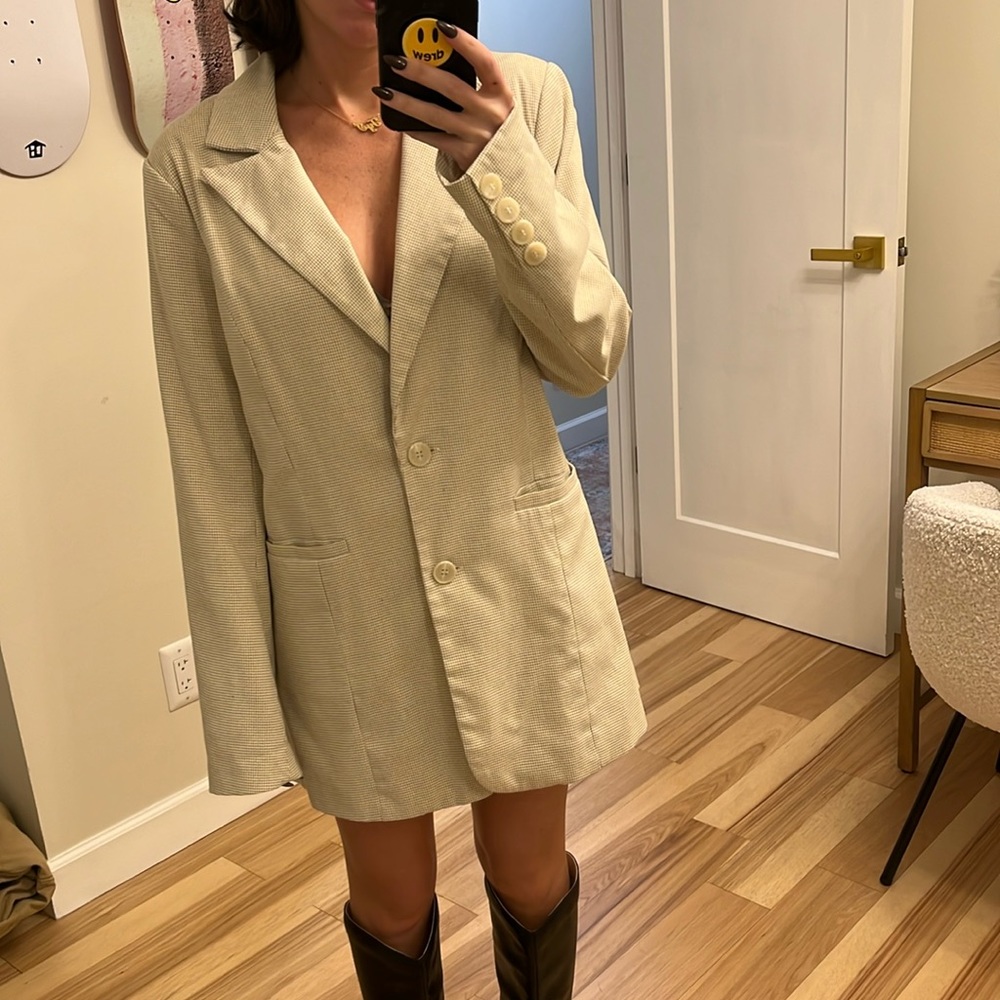 Plaid Blazer